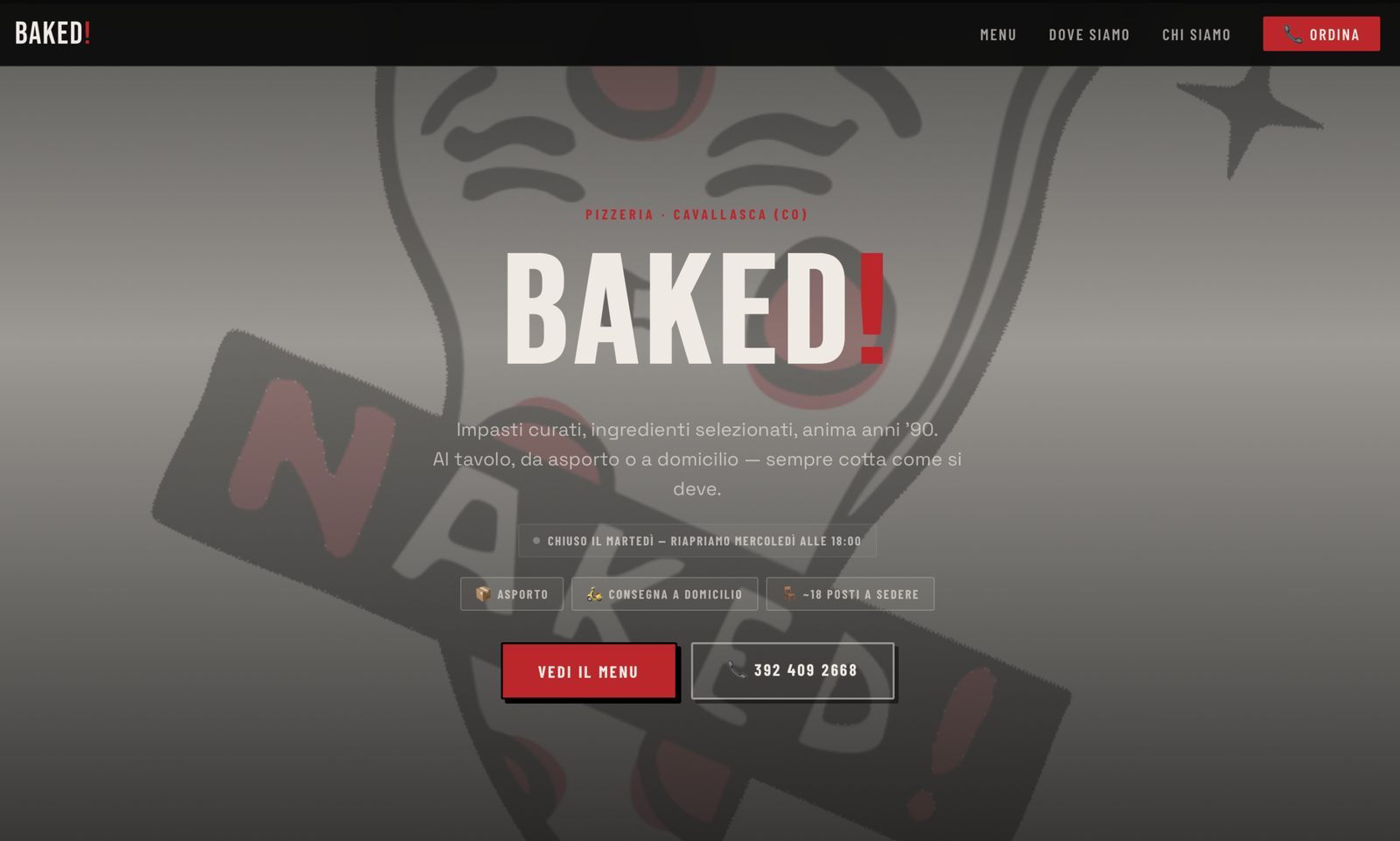 Baked San Fermo - hero del sito