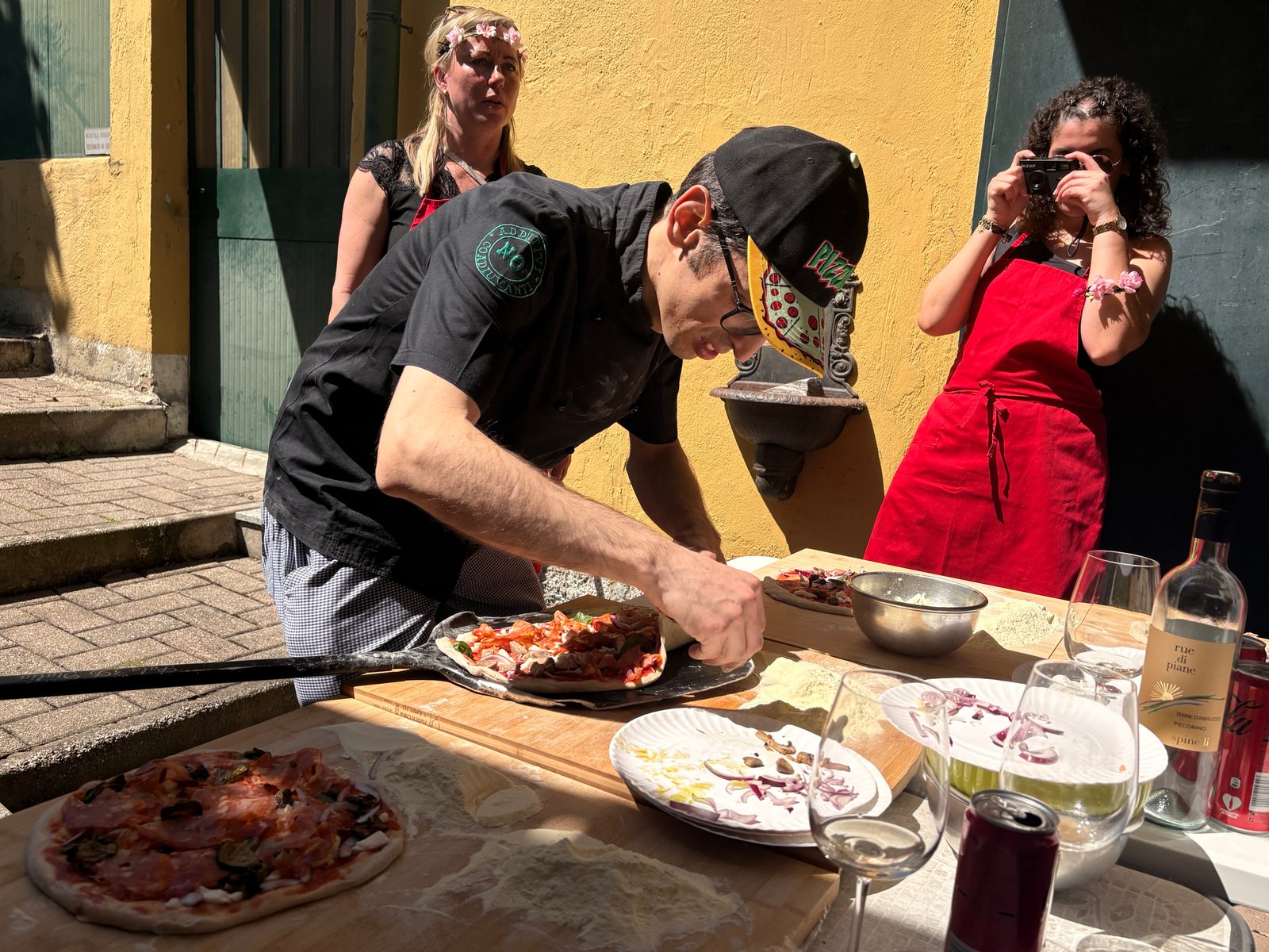 Lo chef al lavoro